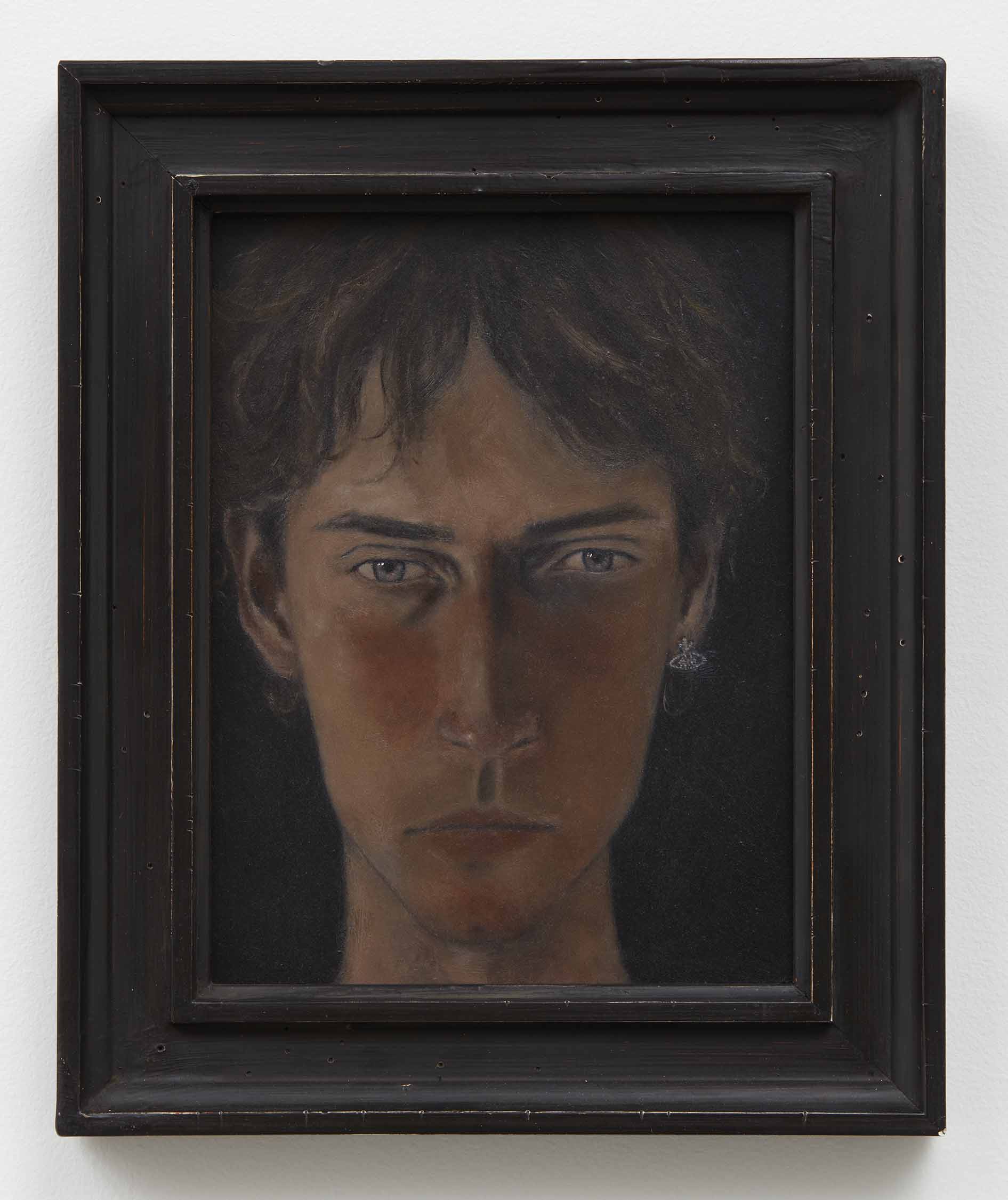 Max Jahn, <i>Adriaan</i>, 2024. Oil on copper in artist's frame, 10 5/8 x 8 7/8 x 1 1/8 in (27 x 22.5 x 2.9 cm)